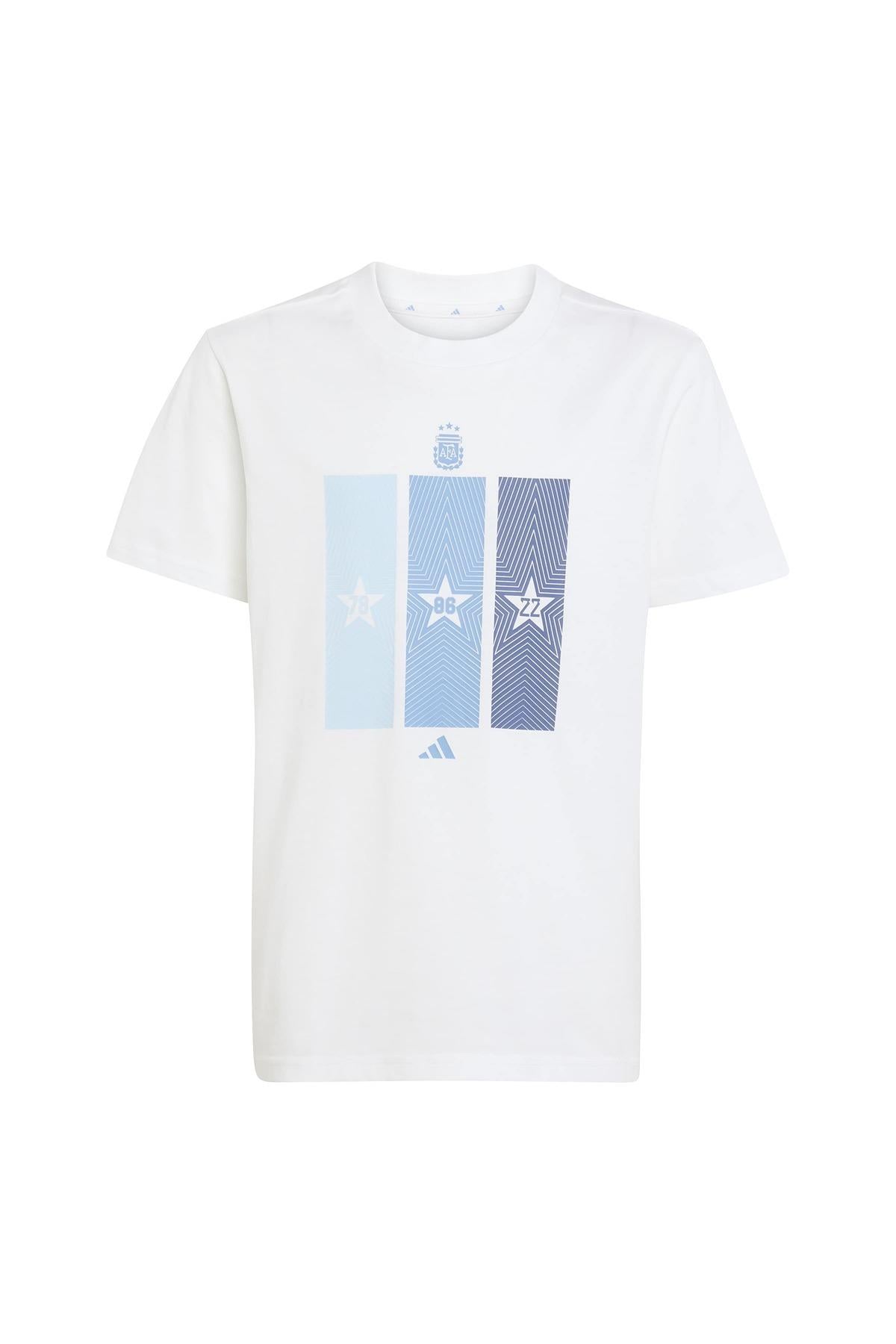 adidas Çocuk  Beyaz  T-shirt AFA H TEE KIDS KA2493
