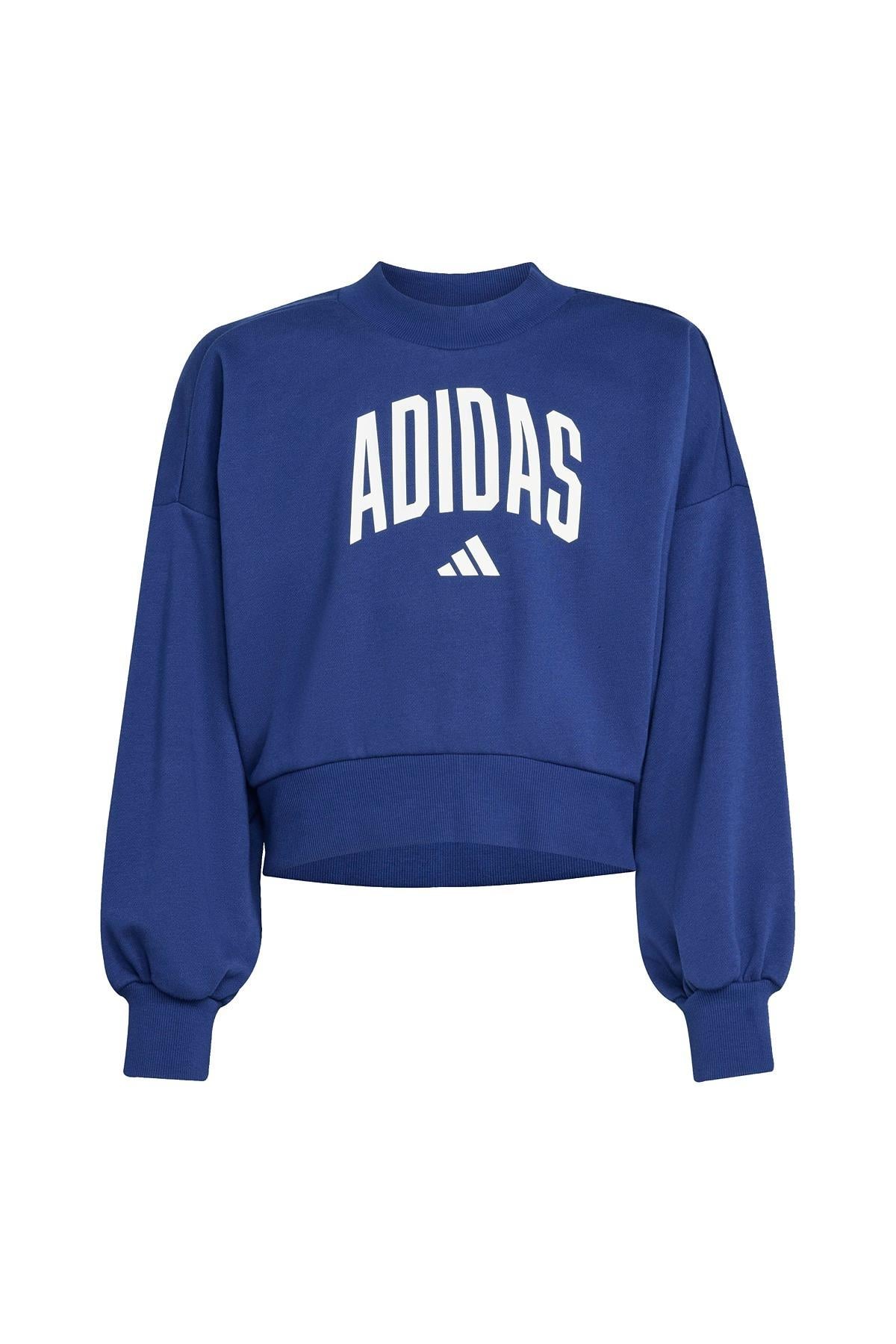adidas Çocuk  Mavi  Sporcu Sütyeni JG CLGT FT SWT JM1535