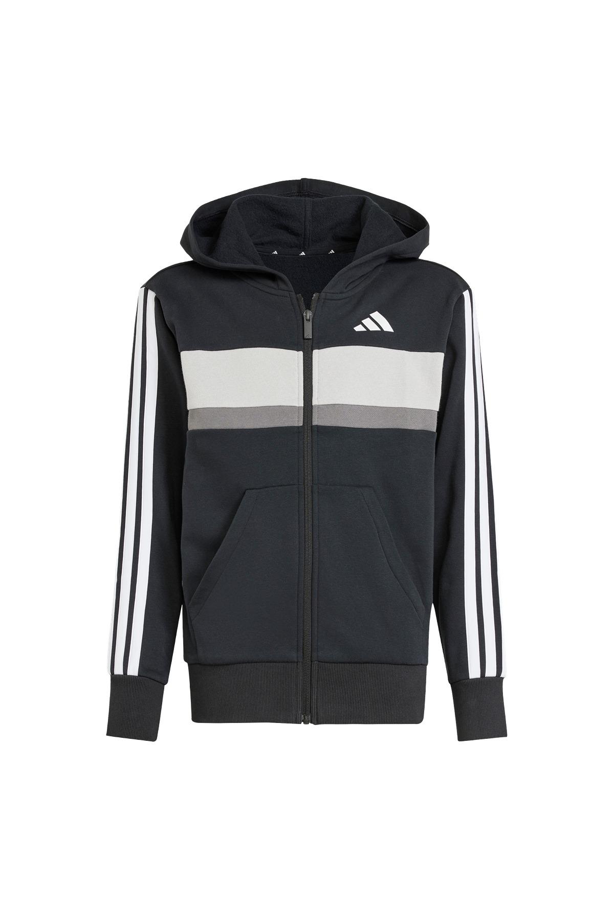 adidas Çocuk  Siyah  Eşofman J 3S TIB FL TS JC7520