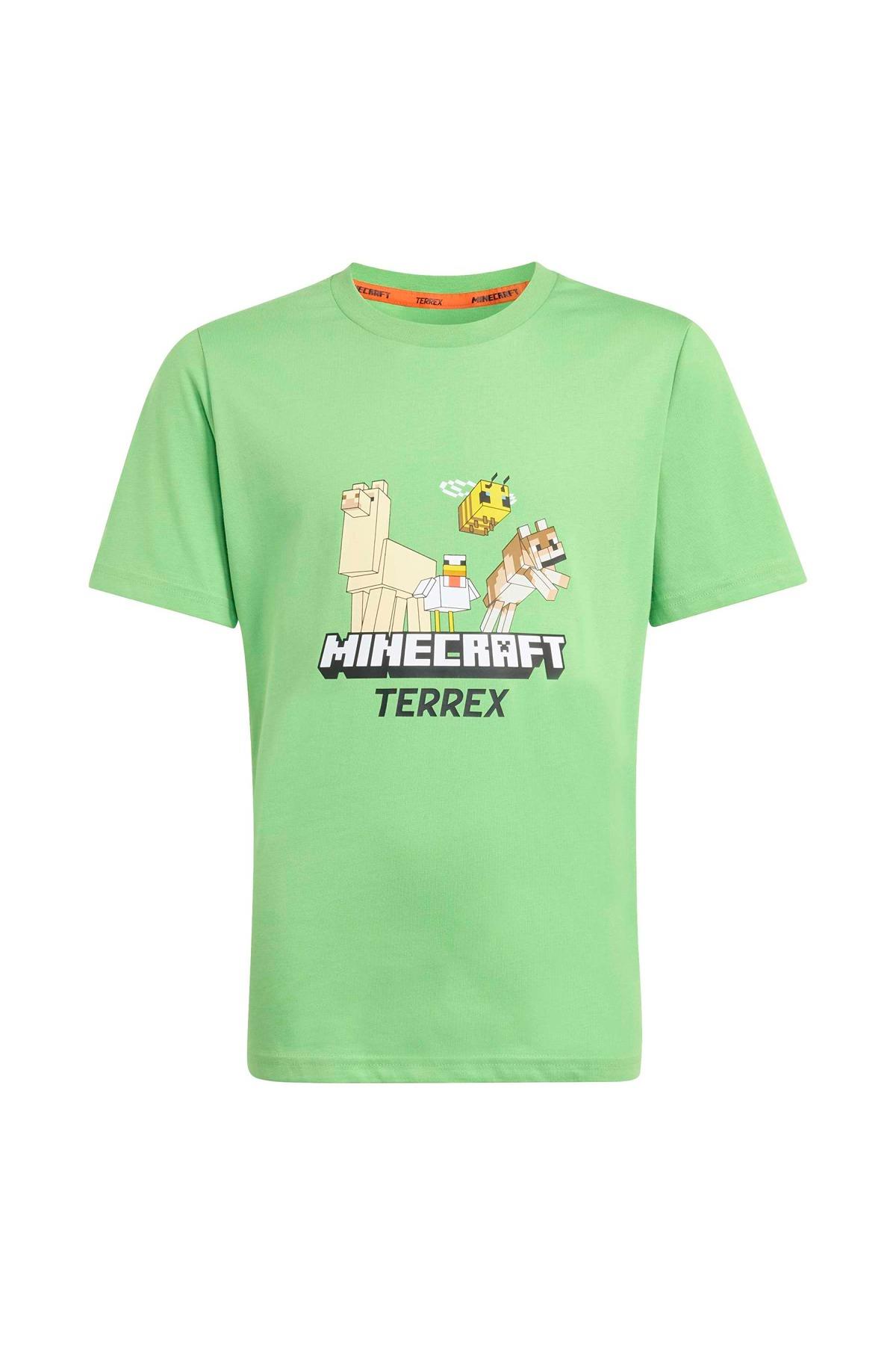 adidas  Çocuk Yeşil  T-shirt K MC MT TEE JZ3587
