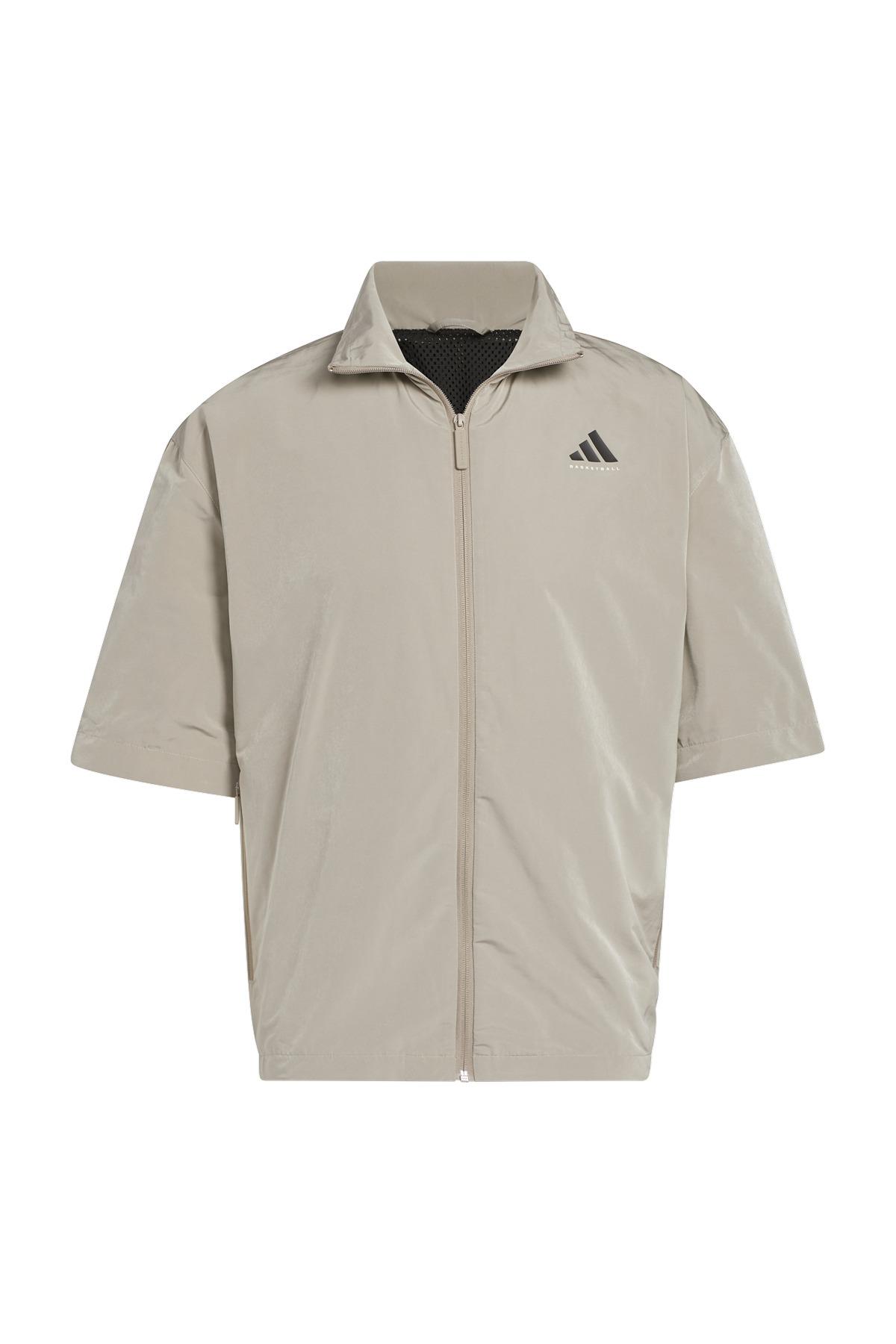 adidas Erkek  Bej  T-shirt ADI BB FZ SS JC7837