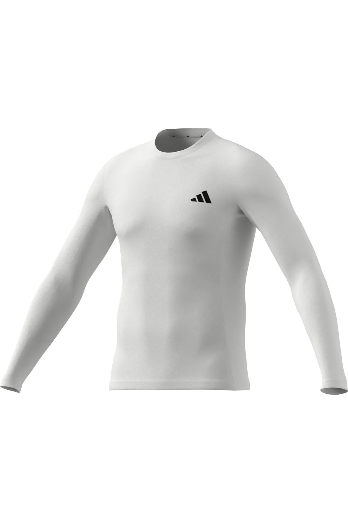 adidas  Erkek Beyaz  T-shirt PL ES LS T KA4373