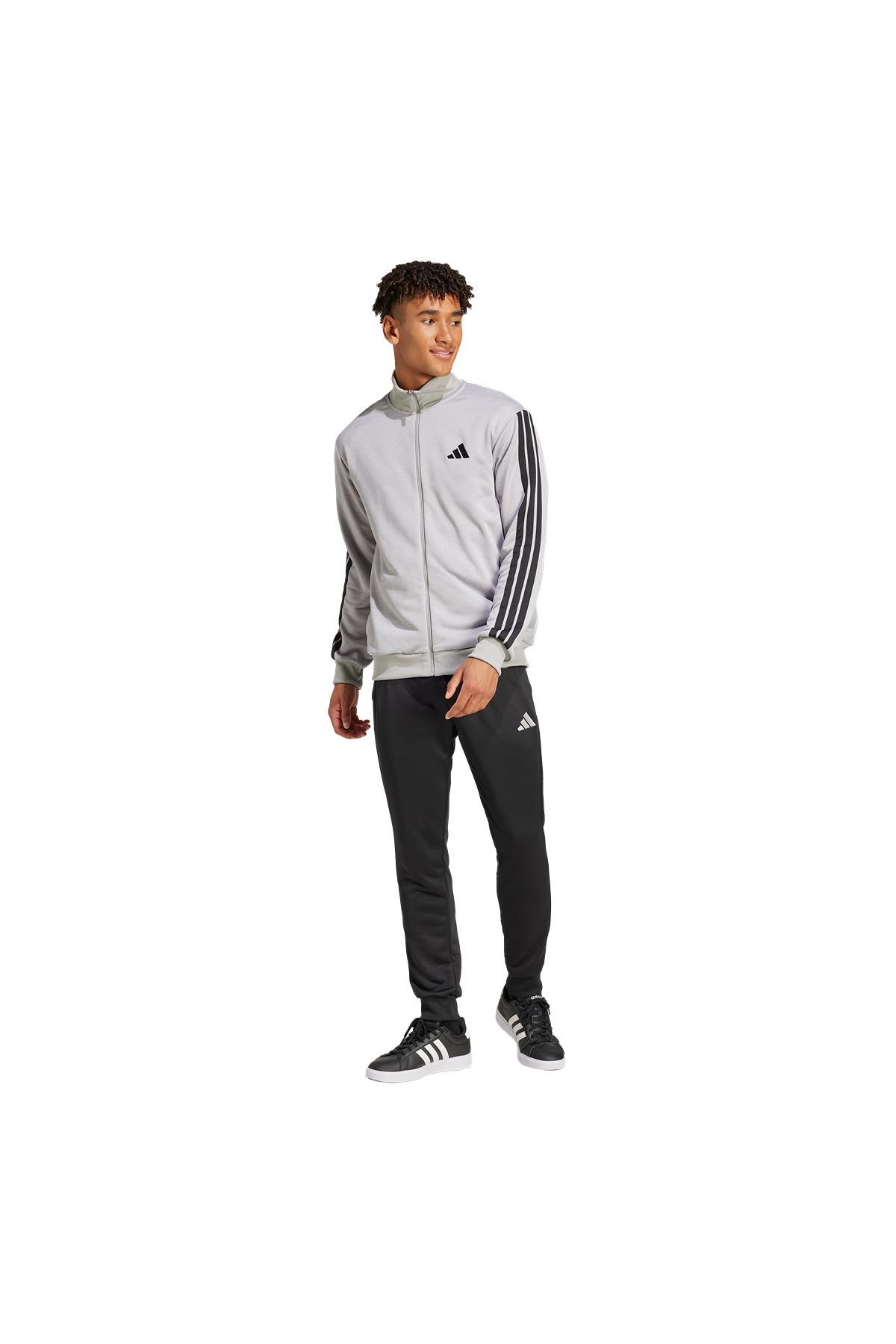 adidas Erkek  Gri  Eşofman M 3S FT TT TS JI8876