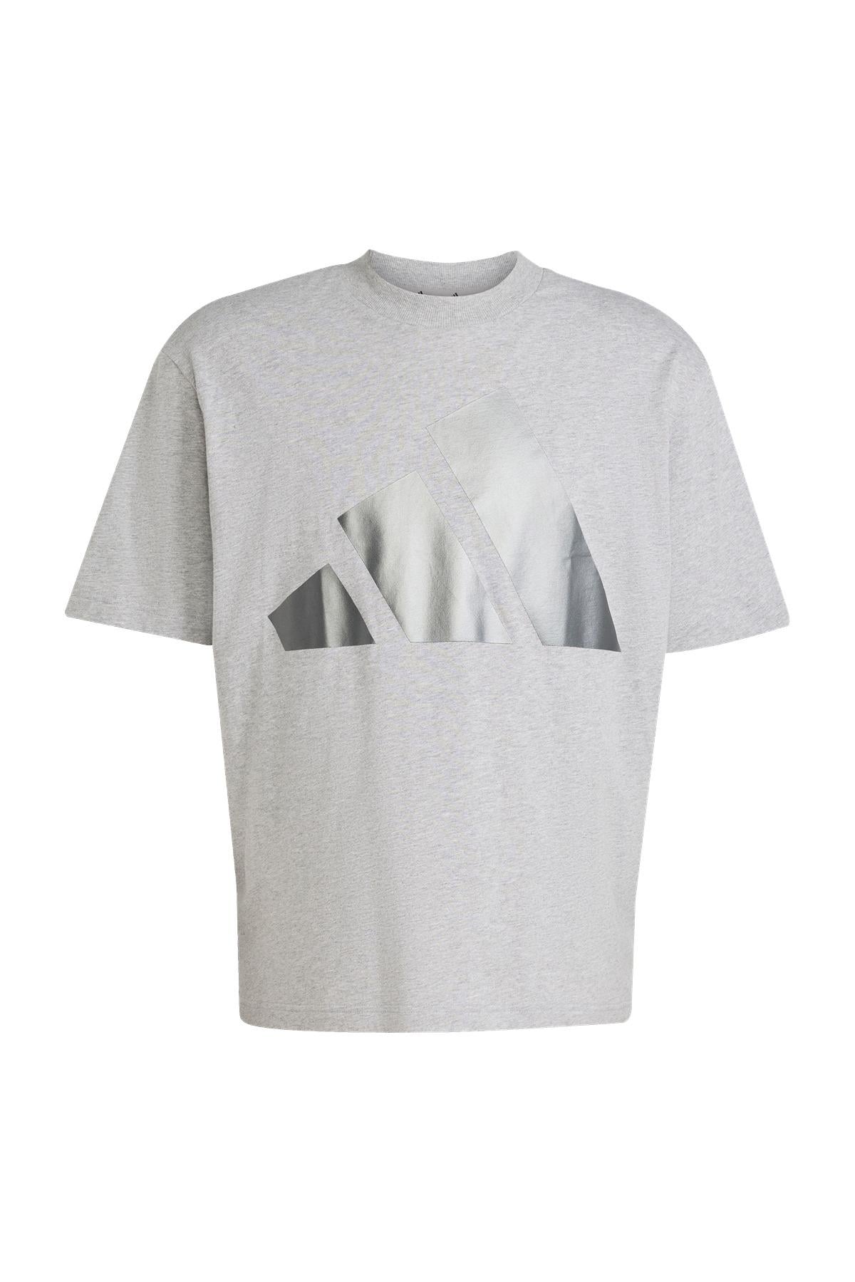 adidas Erkek  Gri  T-shirt M ESS HLD T JM1707