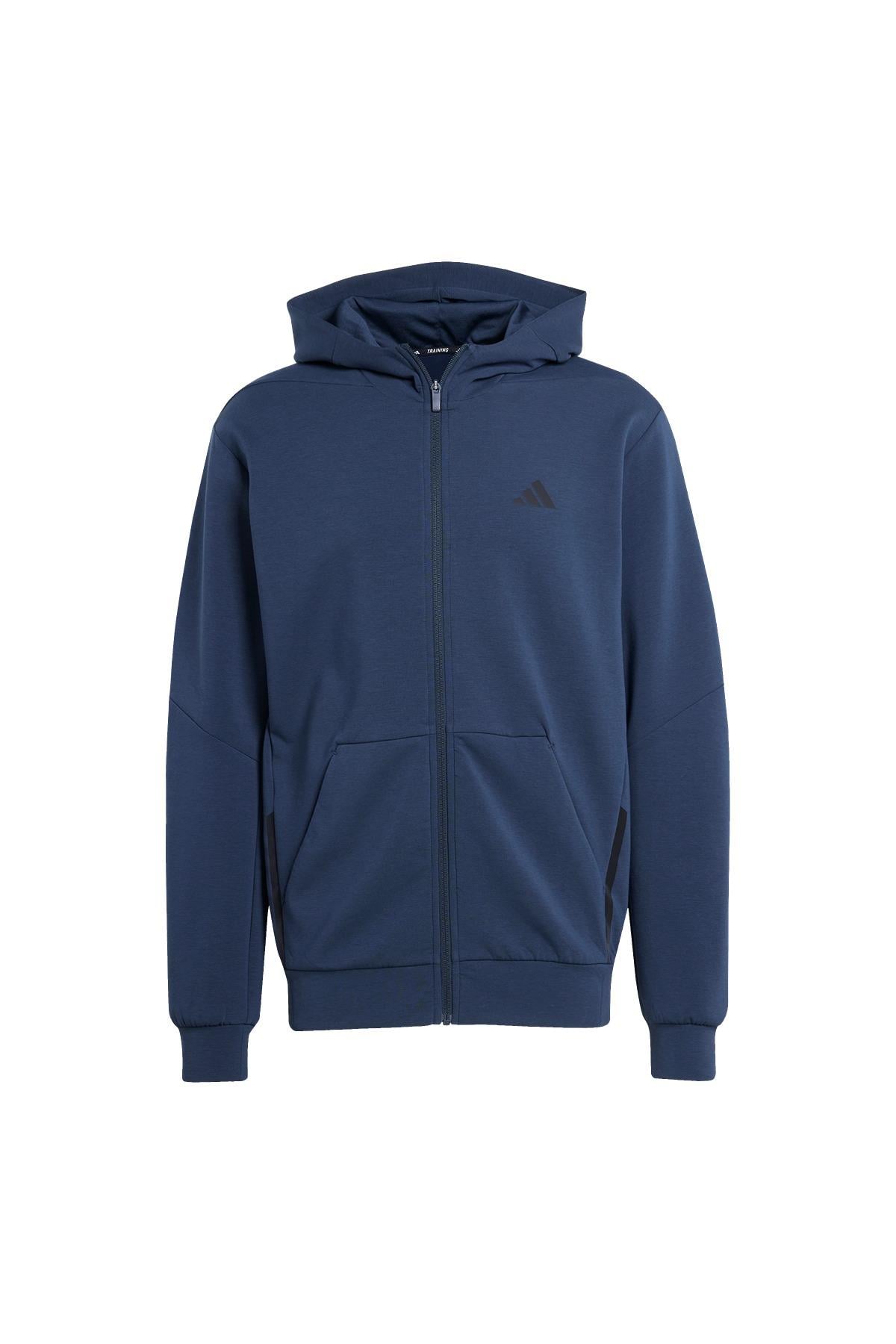 adidas Erkek Mavi Ceket D4T FULL-ZIP HO JI8134