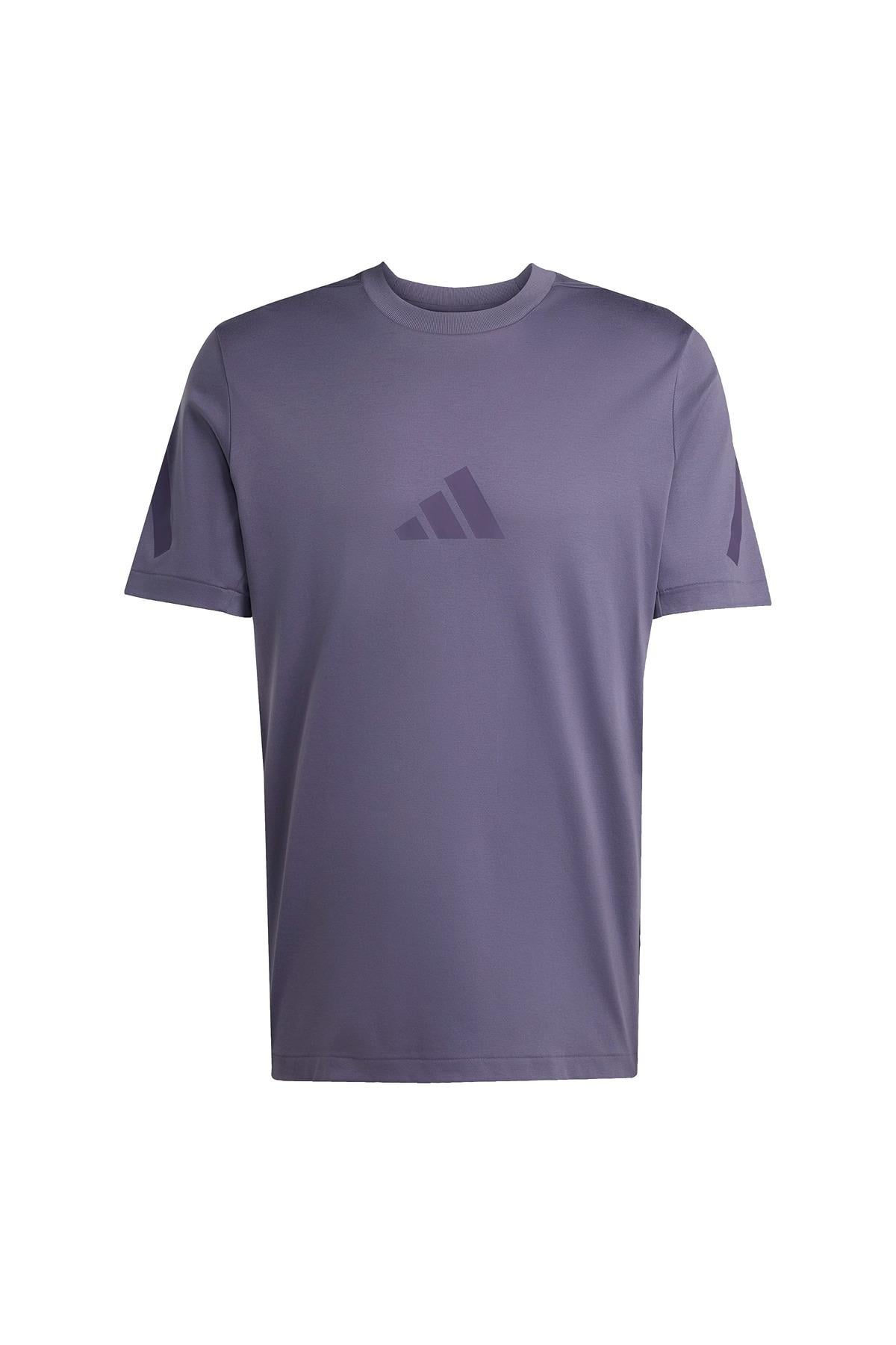 adidas Erkek  Mor  T-shirt M Z.N.E. TEE JW4740