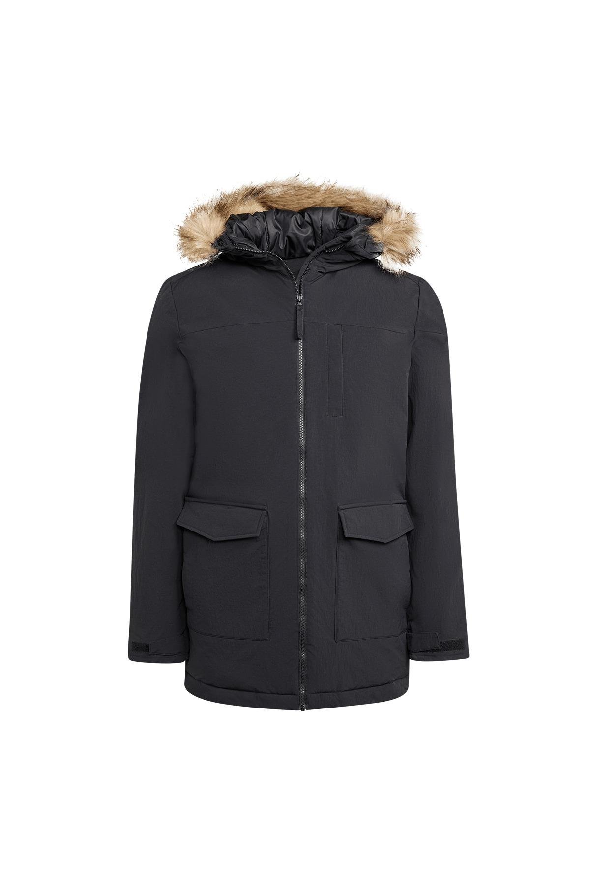 adidas Erkek  Siyah  Mont PAVERIC FUR PAR JM3919