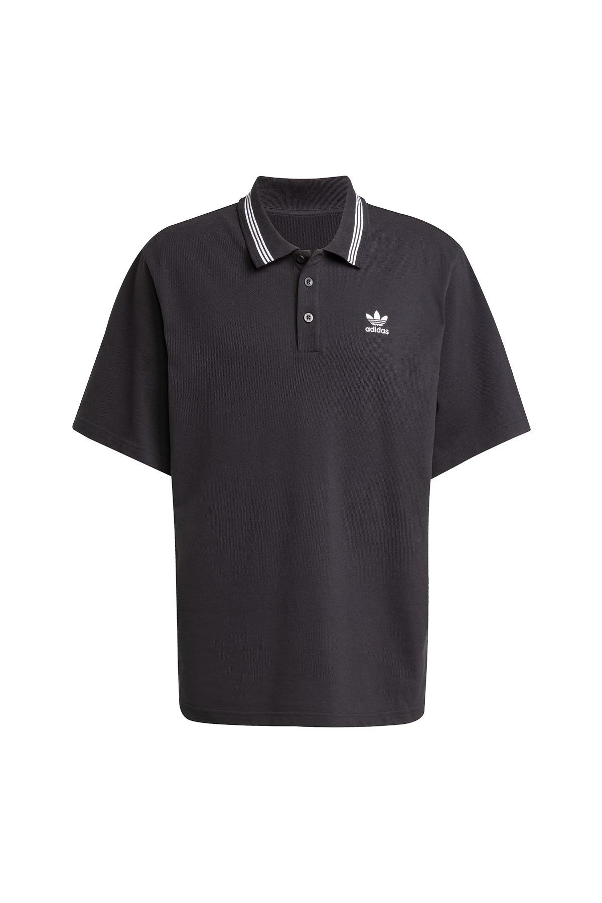adidas Erkek  Siyah  Polo T LOOSE POLO JW5897