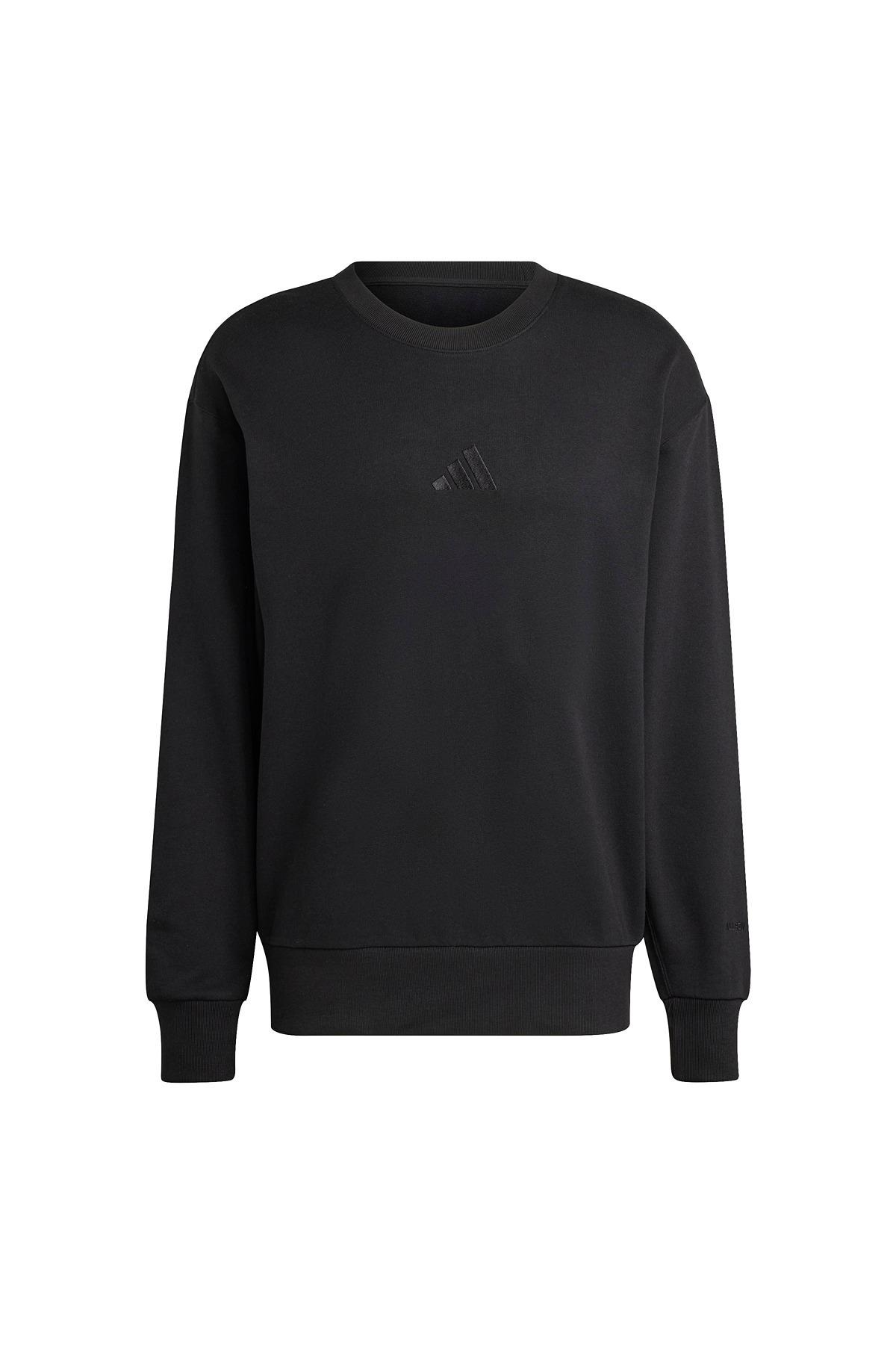 adidas Erkek  Siyah  Sweatshirt M A SZN FT CRW IX1261