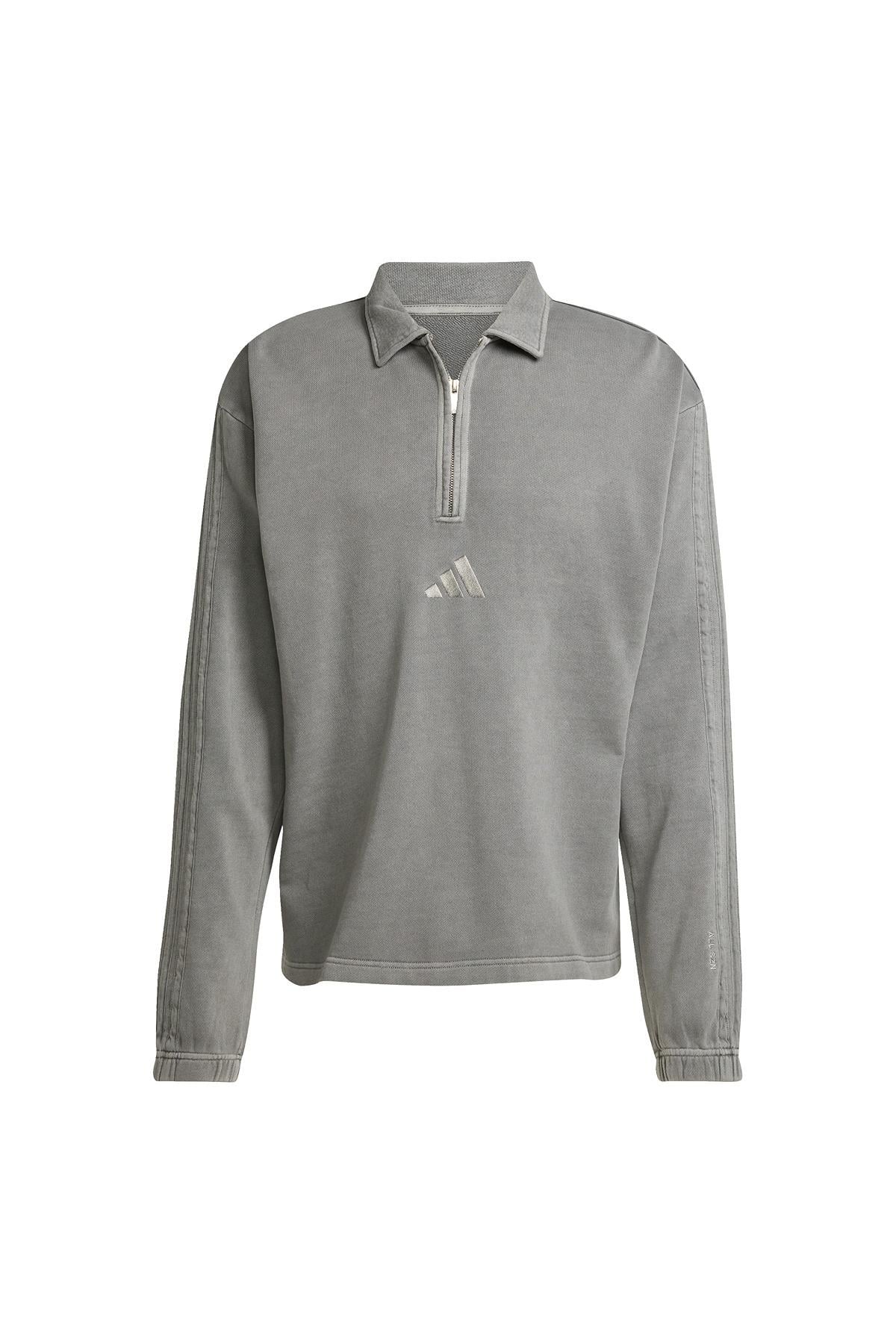 adidas  Erkek Siyah  Sweatshirt M A SZN W FT HZ JY1722