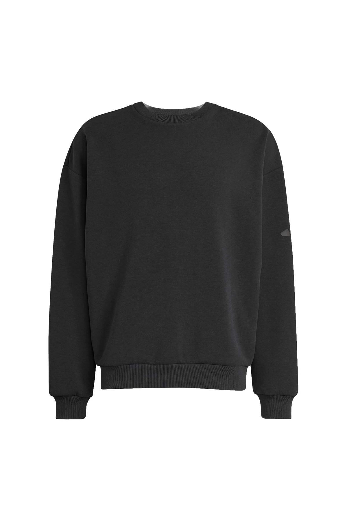 adidas Erkek  Siyah  Sweatshirt M SL SK CREW KF0485