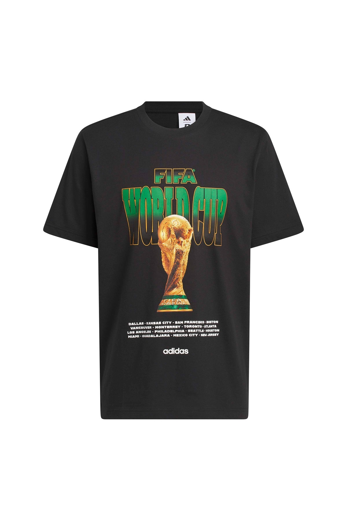 adidas  Erkek Siyah  T-shirt M WC TOUR TEE 2 KE1809