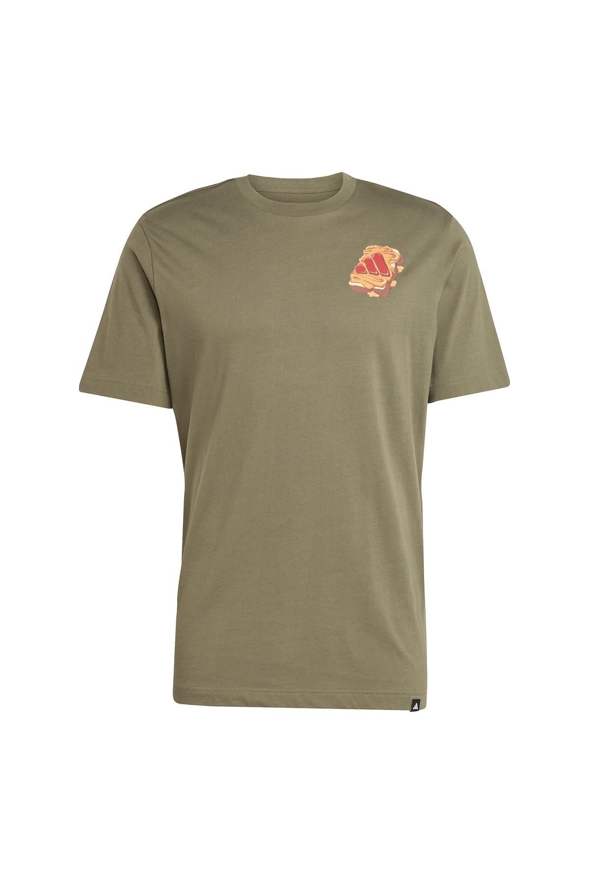 adidas Erkek  Yeşil  T-shirt M PB&J T JW4342