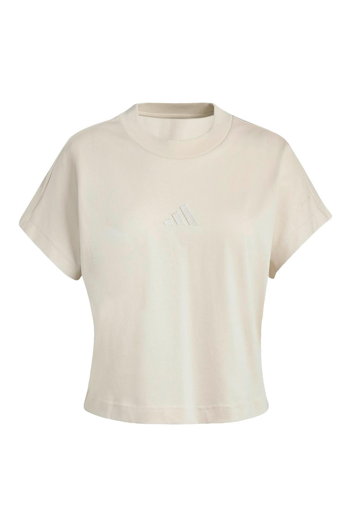 adidas  Kadın Bej  T-shirt W ALL SZN TEE JY7811