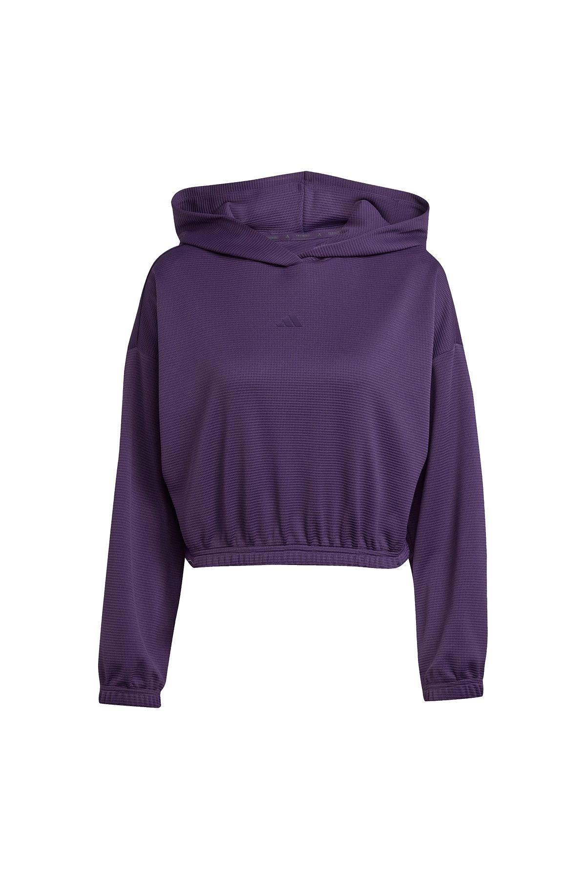 adidas Kadın  Mor  Sweatshirt MO COVER-UP JY2667