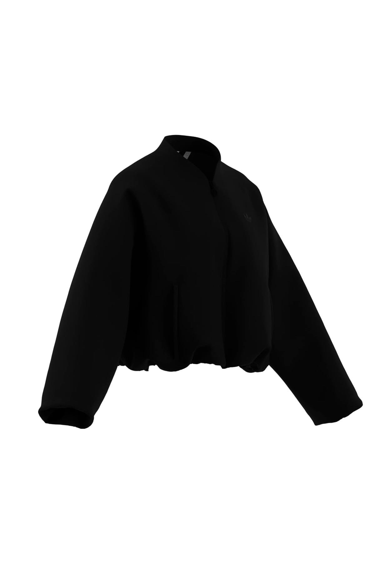 adidas Kadın Siyah Mont PLEATHER BOMBER JX5332