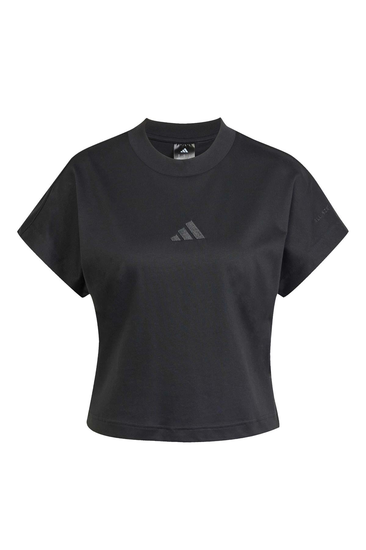 adidas Kadın  Siyah  T-shirt W ALL SZN TEE JJ1235