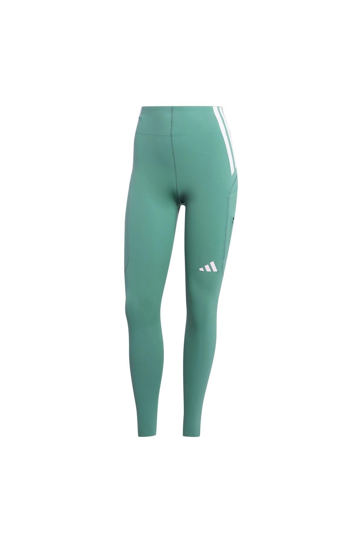 adidas Kadın  Turkuaz  Tayt Adizero 1/1 L W JV7182