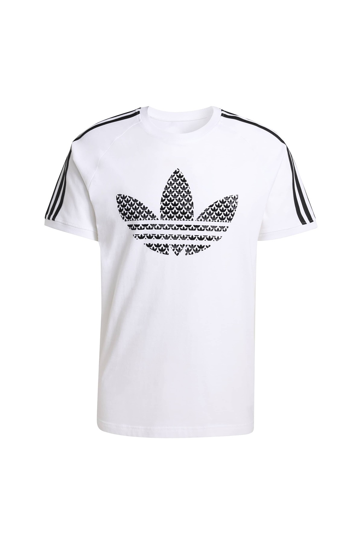 adidas MONOGRAM 3S T Erkek  Beyaz  T-shirt KD1360