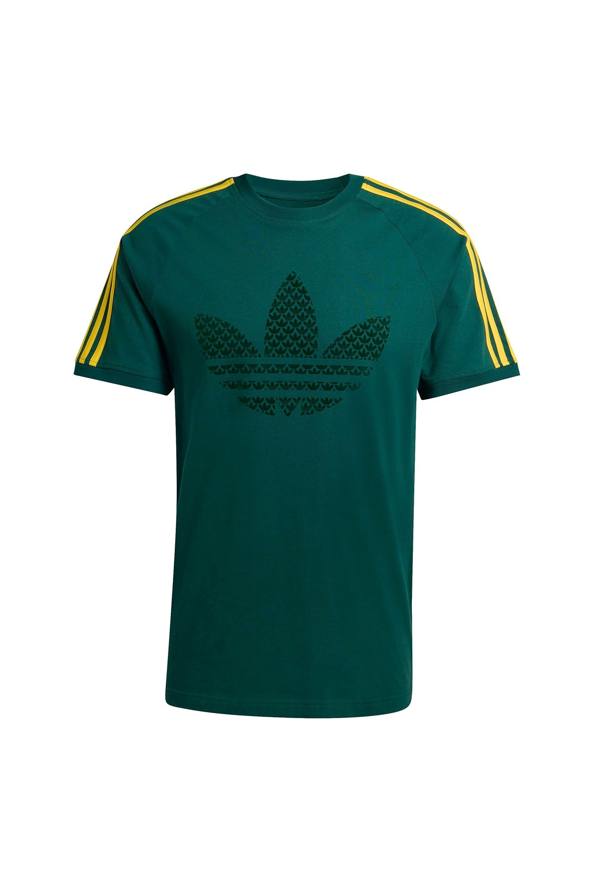 adidas MONOGRAM 3S T Erkek  Yeşil  T-shirt KD1359
