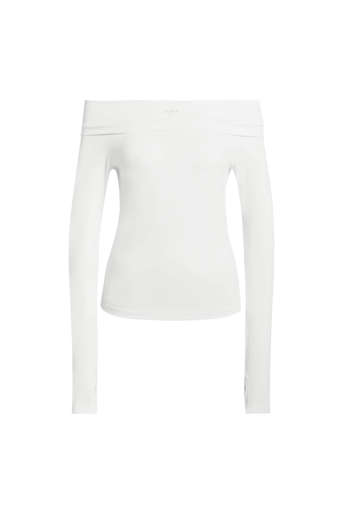 adidas P ESS LS T Kadın  Beyaz  T-shirt KC8869