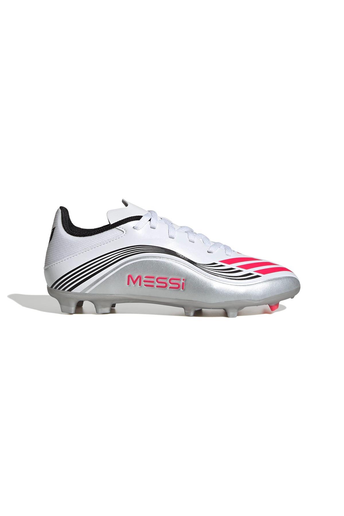 adidas Unisex Çocuk  Beyaz  Krampon F50 MESSI LEAGUE FG/MG J JP7454