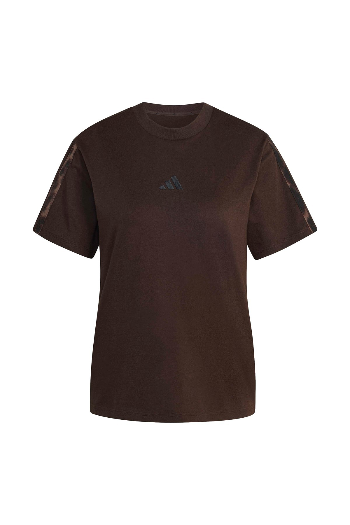 adidas W AOP 3S T INF Kahverengi Kadın   T-shirt KE8830