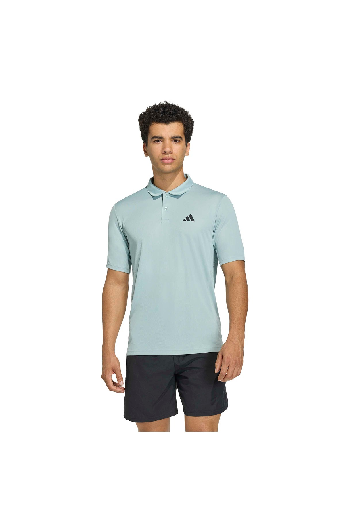 adidas WE BAS POLO Erkek  Yeşil  Polo T-shirt KD5438