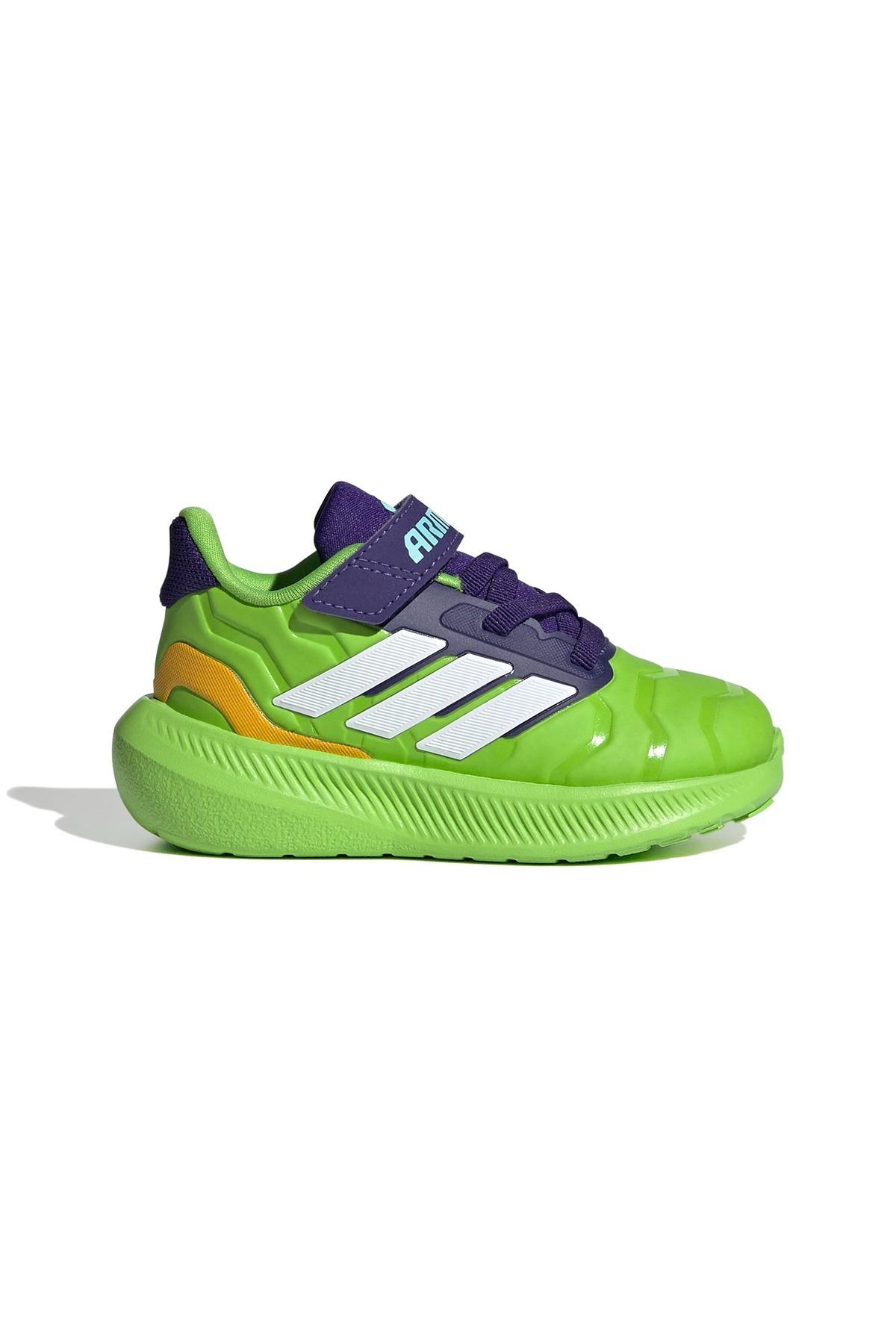adidas Yeşil Bebek   Koşu Ayakkabısı RUNFALCON 5 IRON HULK EL I JR4932
