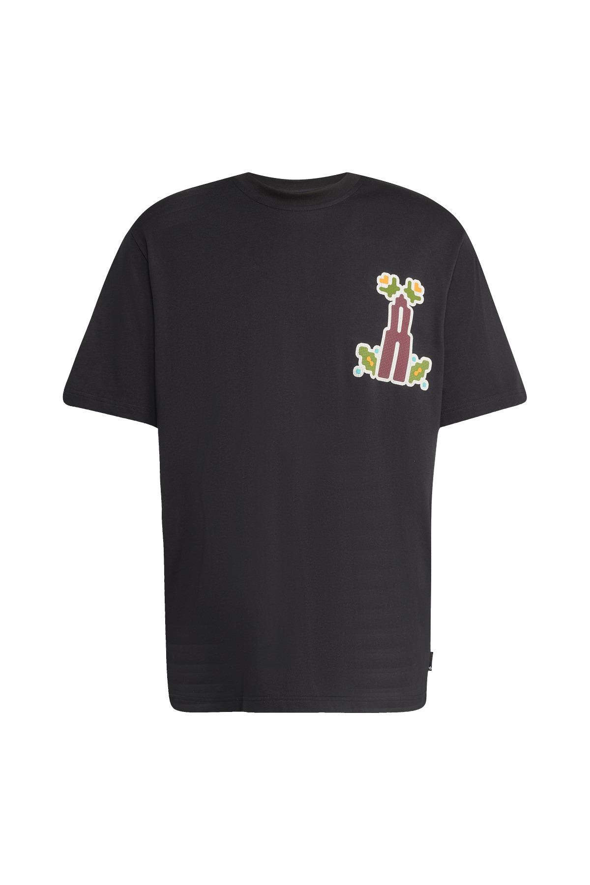 Erkek  Siyah  T-Shirt MG LO TEE JY2974