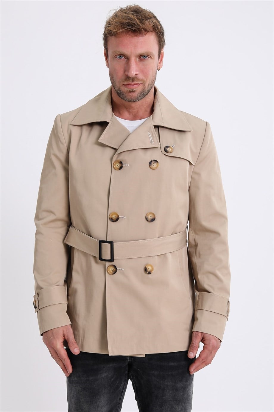 Bej Fiber Trench KabanKaban