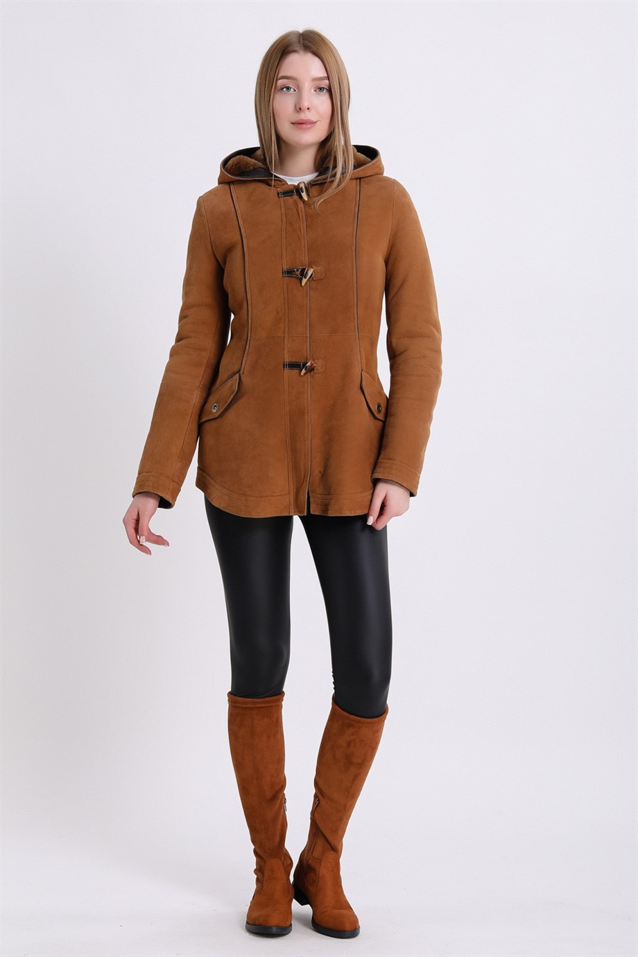 Camel Kuzu Kürk Kaban, LC Leather Club