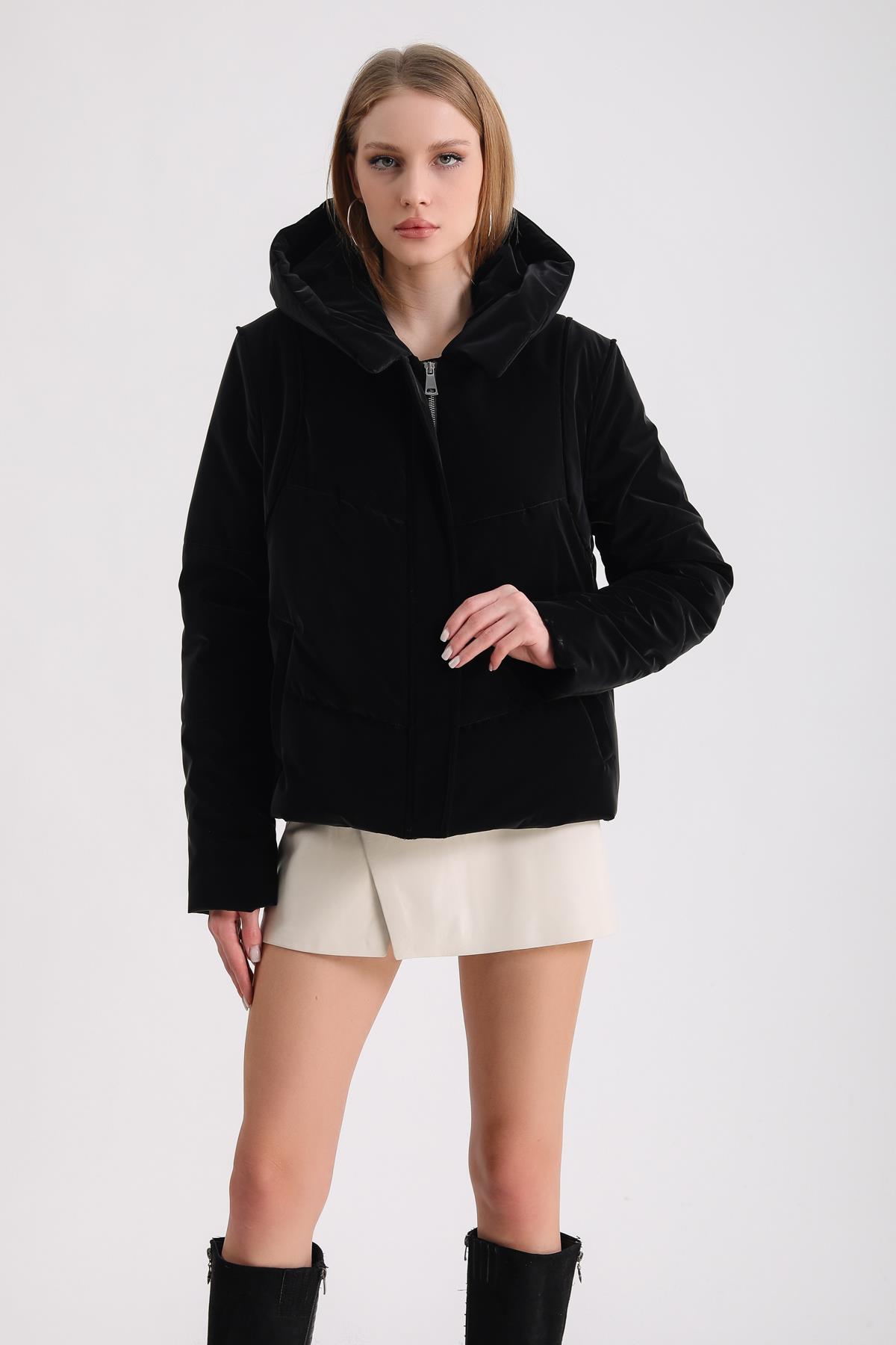 Siyah Matte Puffer MontMont