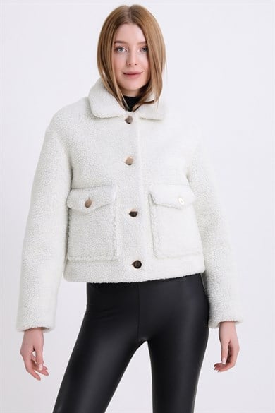 White Classic Wool Jacket
