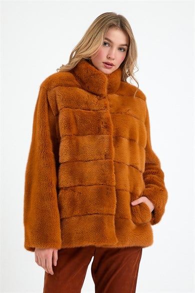 Caramel Mink Fur Coat
