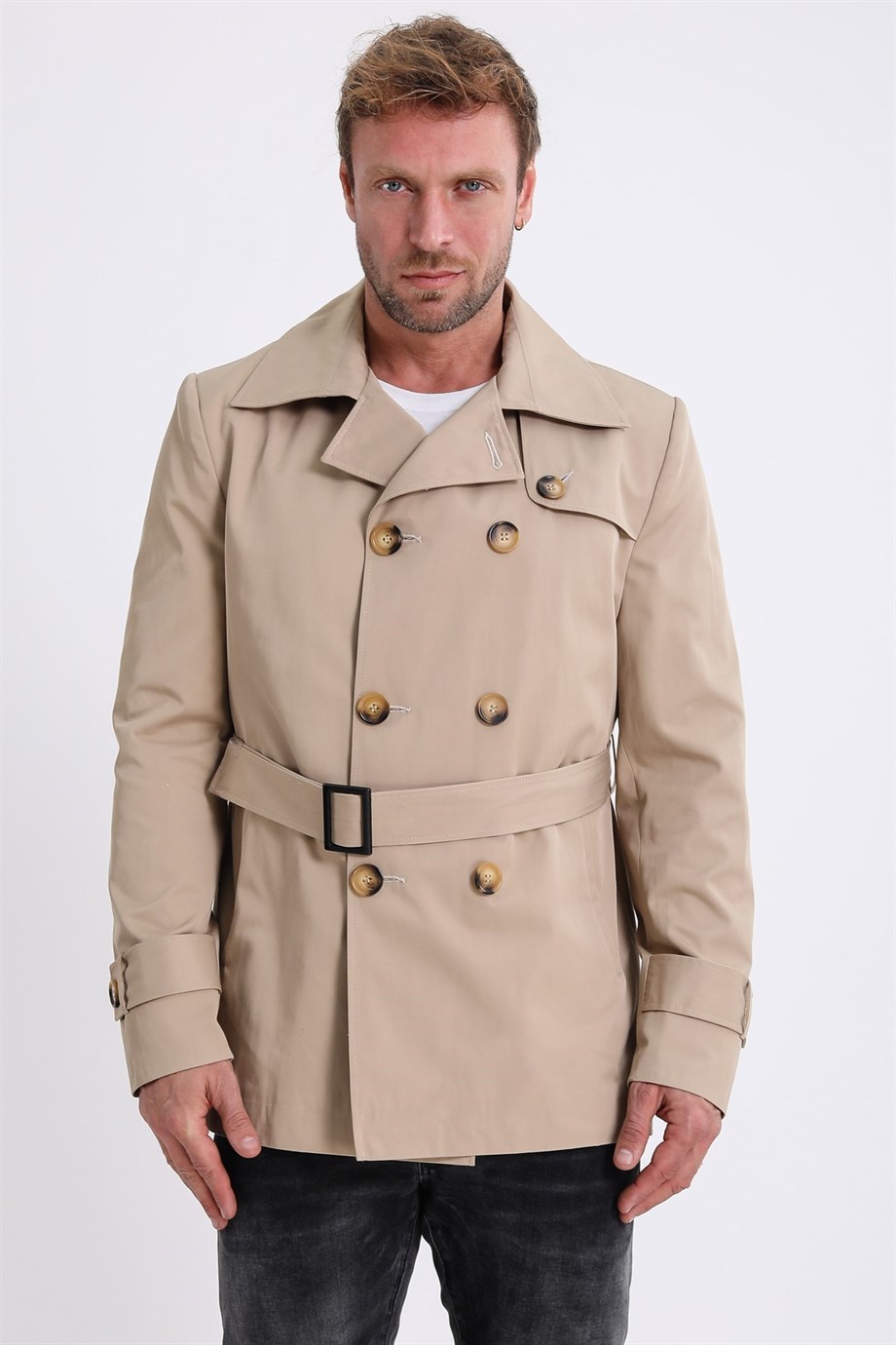 Bej Fiber Trench KabanKaban