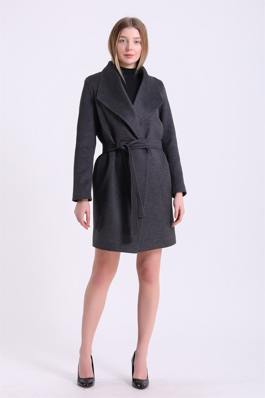 Gri Kaşmir KabanKaban