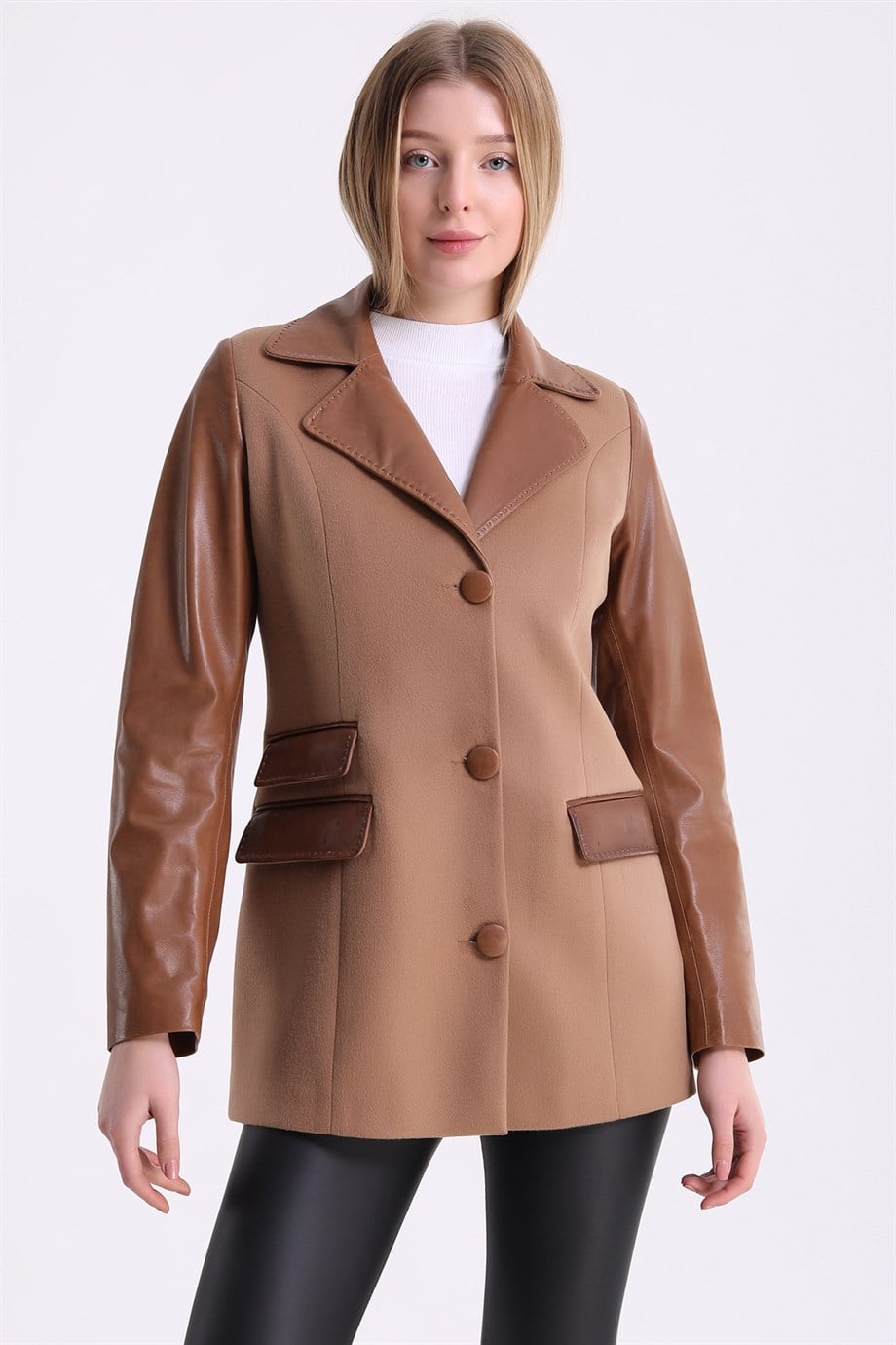 Kahve Blazer Kaşmir CeketCeket
