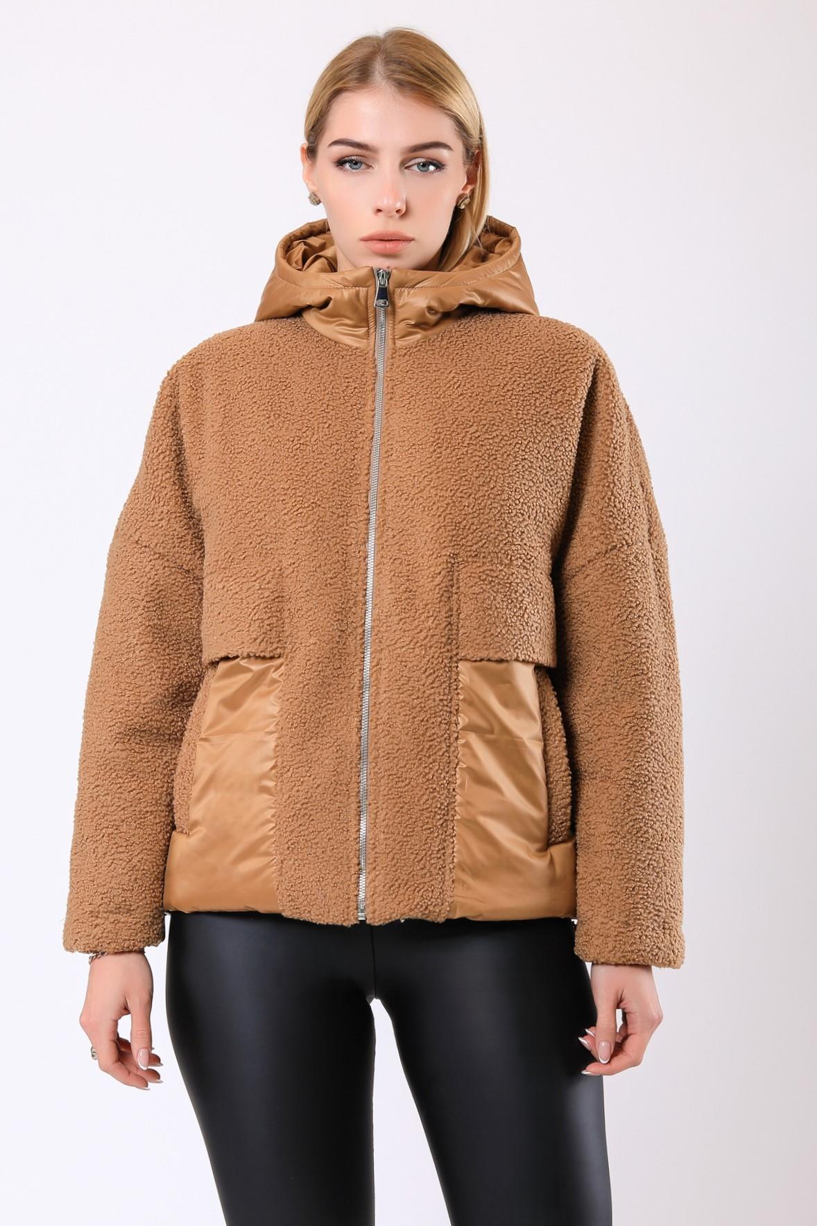 Karamel Bianca Yün Puffer MontKaban