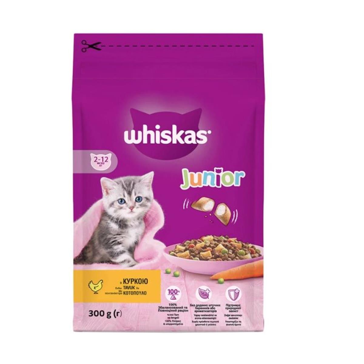 WHİSKASWhiskas Junior Tavuklu Yavru Kedi Mamasi 300 Gr