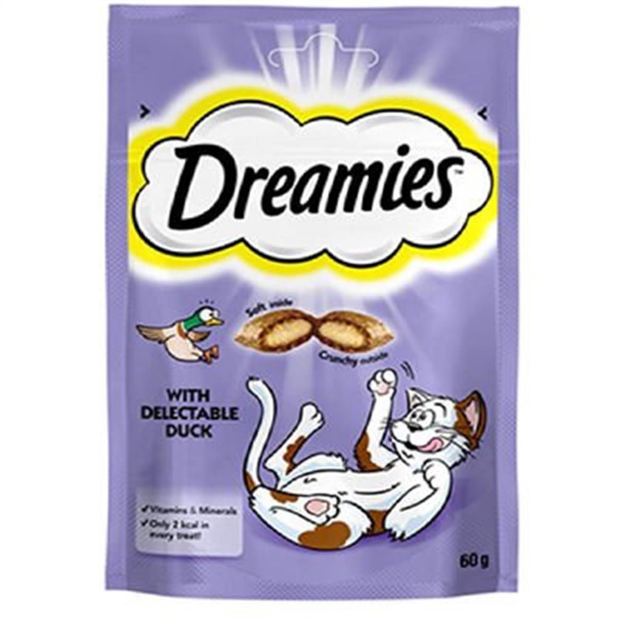 Dreamies İçi Dolgulu Ördekli Kitir Kedi Ödülü 60 Gr