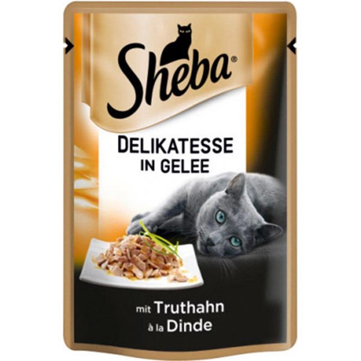 Sheba Delikatesse Jöleli Hindili Pouch Yetişkin Kedi Konservesi 85 Gr