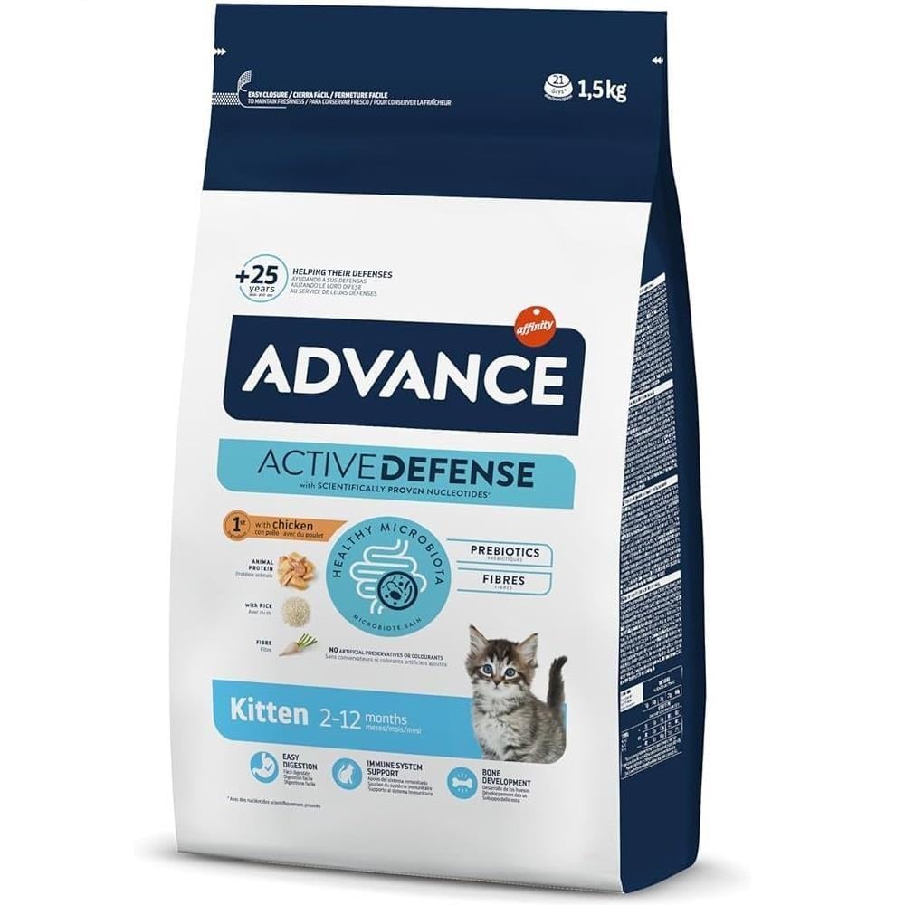 Advance Kitten Tavuklu ve Pirinçli Yavru Kedi Maması 1,5 kg
