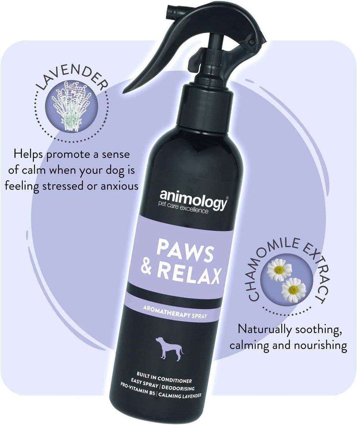 Animology Paws Relax Aromatherapy Spray Rahatlatıcı Köpek Tüy Bakım Spreyi 250 ML.