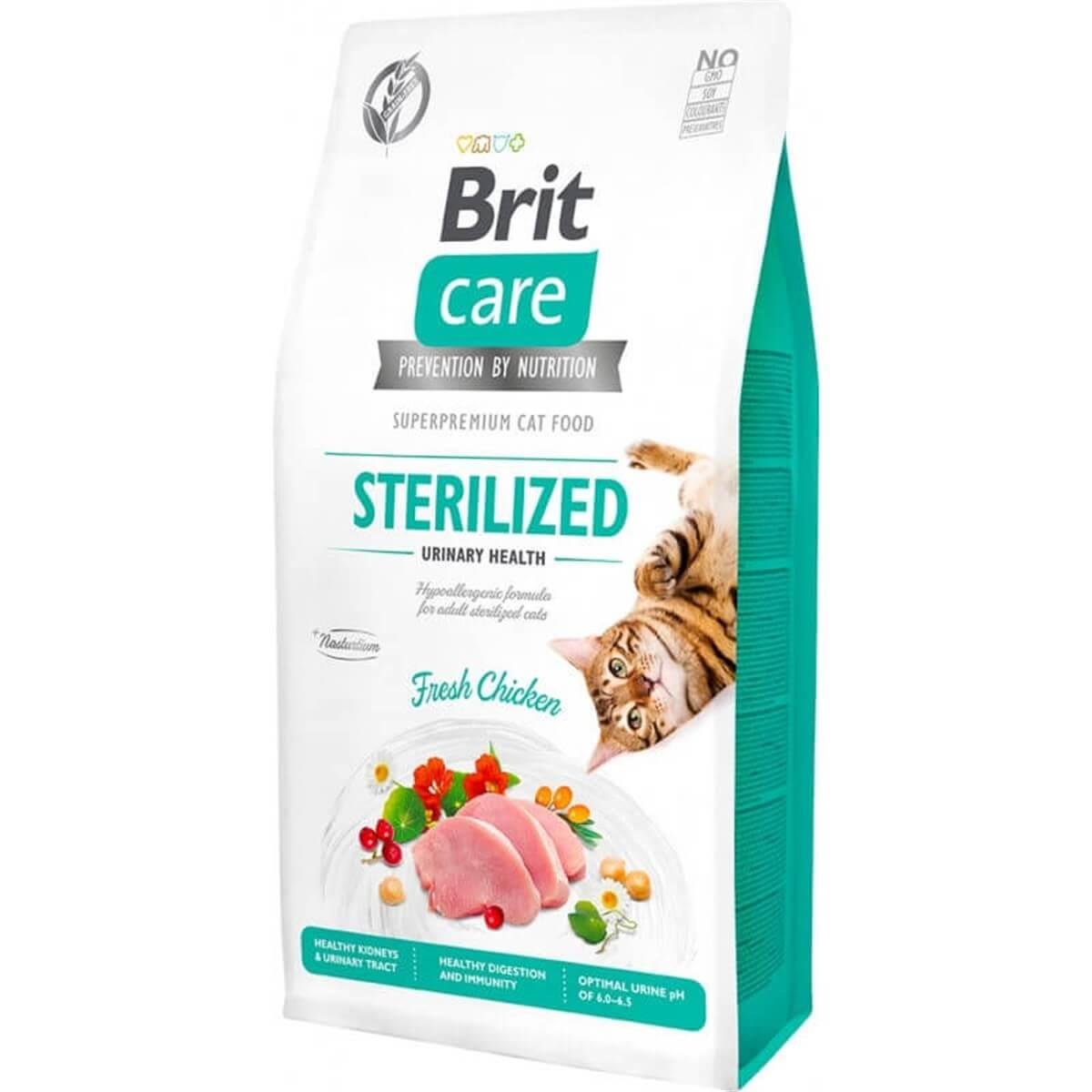 BRİT CAREBrit Care Tahılsız Sterilised Urinary Tavuklu Kedi Maması 2kg