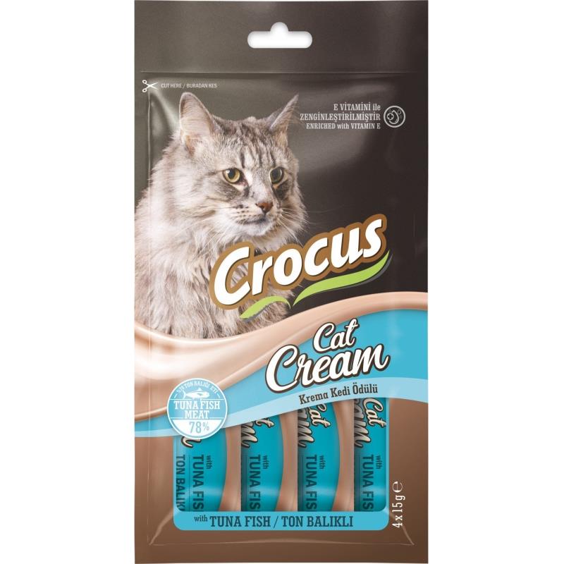CROCUSCrocus Ton Balıklı Krema Kedi Ödülü 4x15gr.