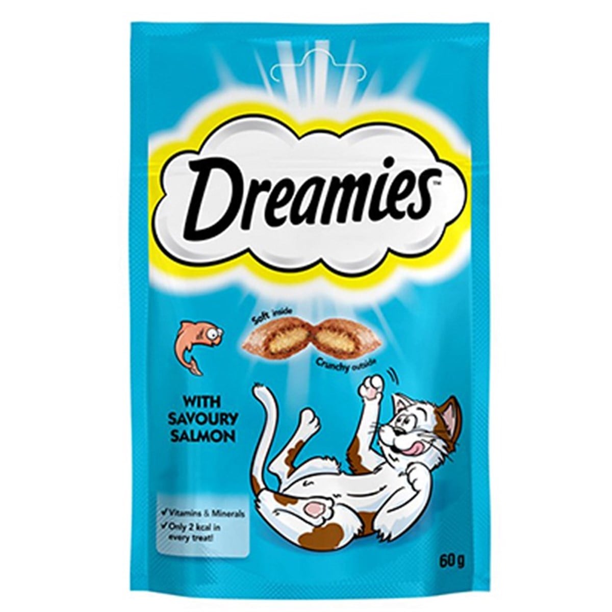 DREAMİESDreamies İçi Dolgulu Somonlu Kitir Kedi Ödülü 60 Gr