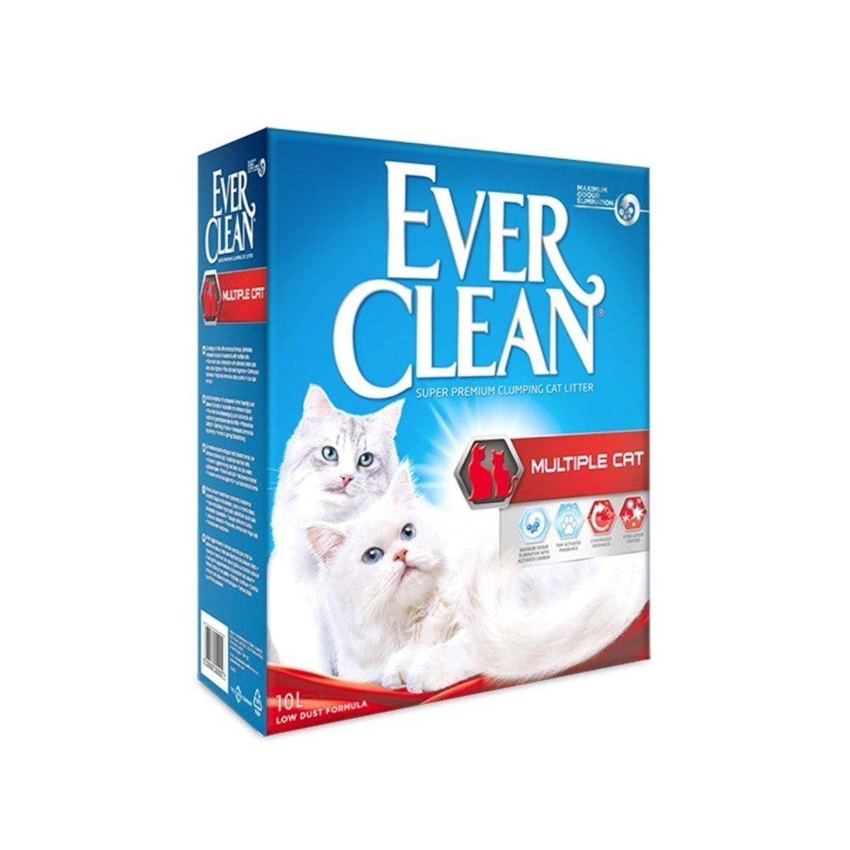 EVER CLEANEver Clean Multiple Cat Çok Kedili Evler İçin Kedi Kumu 10 lt