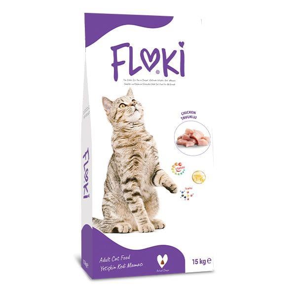 FlokiFloki Tavuklu Yetişkin Kedi Maması 15 Kg.