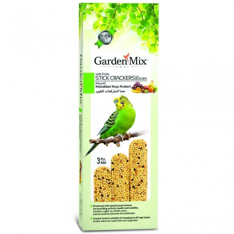 GARDEN MİXGarden Mix Platin Meyveli Kuş Krakeri 3lü